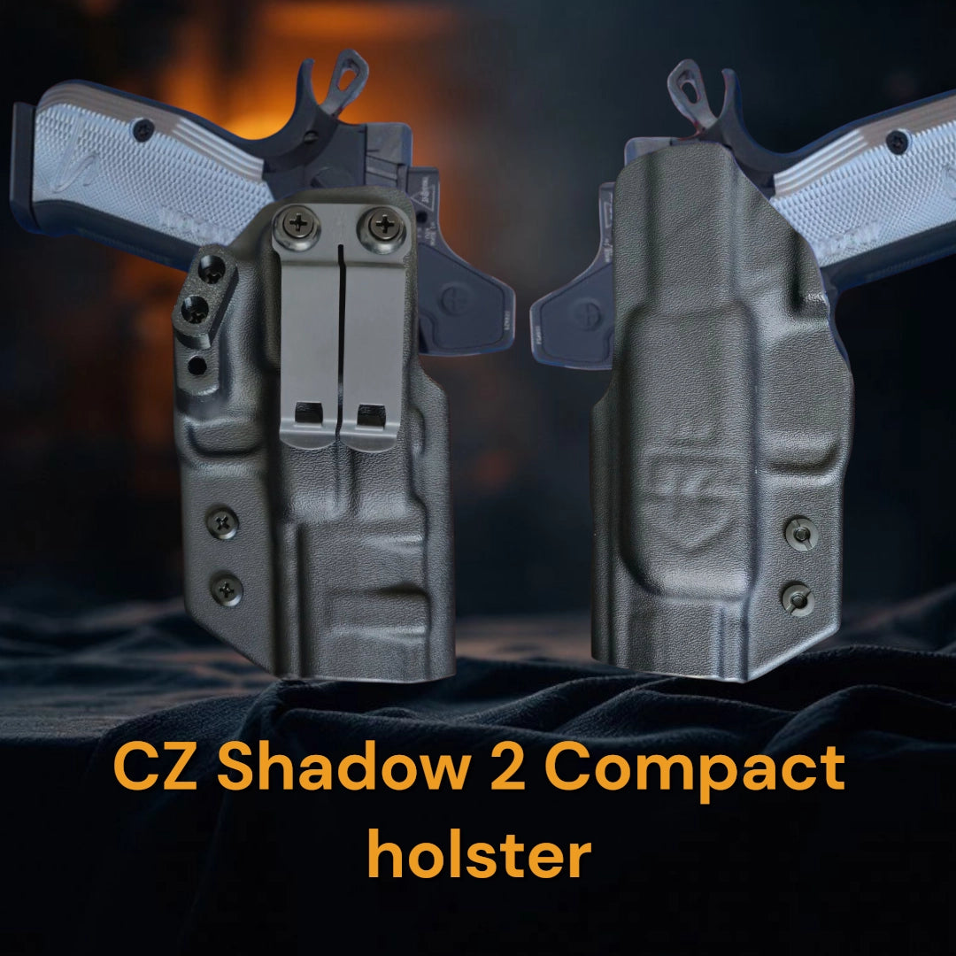 CZ Shadow 2 Compact – StealthKydex Holster Próta AIWB/IWB Kydex | Fit to Conceal – Built to Perform