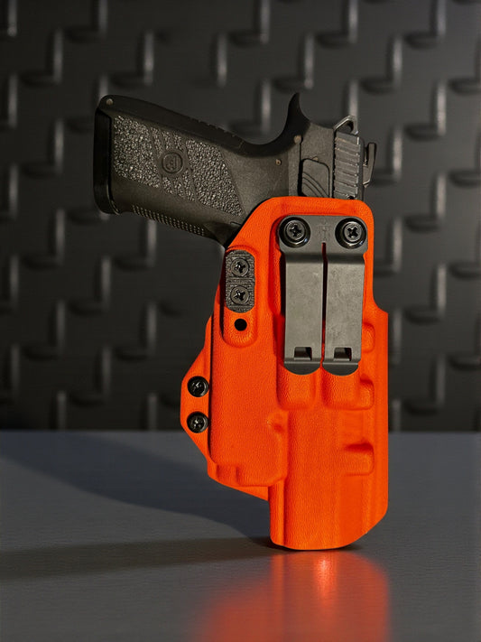 CZ_P07 + Nitecore NPL25 Lightbearing holster StealthKydex Holster Prota