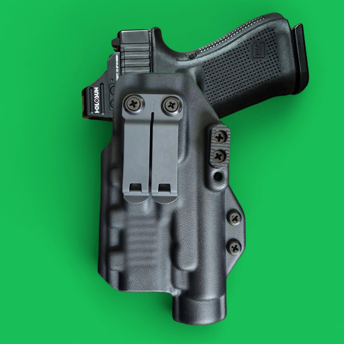 Glock 19 - 19X - 23 - 45 + OLight PL 3 Valkyrie Lightbearing Holster – StealthKydex Próta AIWB/IWB Kydex | Fit to Conceal – Built to Perform