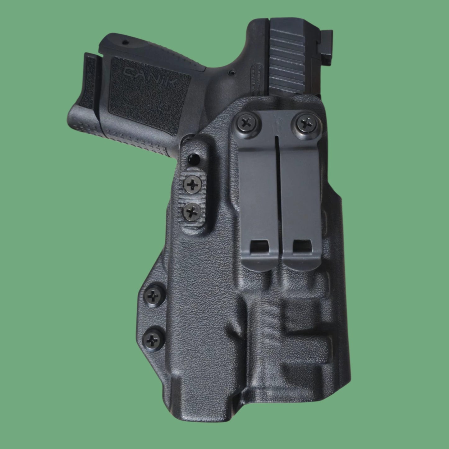 CANIK Sub Mete / TP9 Elite SC + Nitecore NPL25GL Holster – StealthKydex Prota AIWB/IWB Kydex | Fit to Conceal – Built to Perform