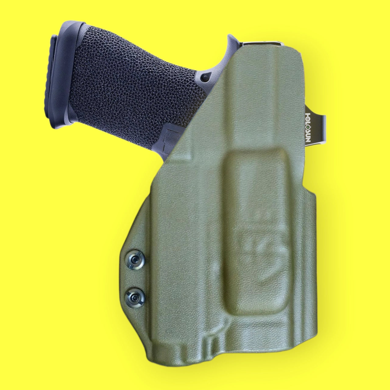 Glock 43X MOS + OLight Baldr Mini Lightbearing Holster – StealthKydex Próta AIWB/IWB Kydex | Fit to Conceal – Built to Perform
