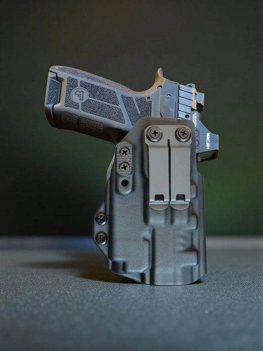 CZ P09c + Nitecore NPL25GL Lightbearing Holster – StealthKydex Próta AIWB/IWB Kydex | Fit to Conceal – Built to Perform