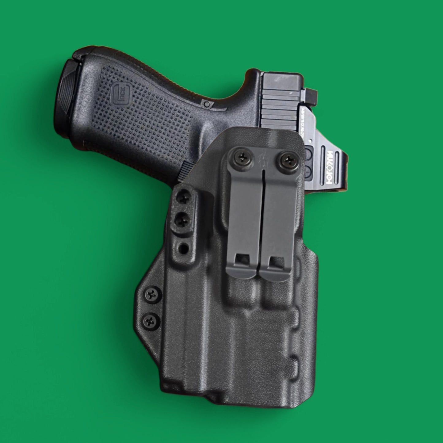 Glock 19 - 23 - 45 + OLight Valkyrie PL Mini 2 Lightbearing Holster – StealthKydex Próta AIWB/IWB Kydex | Fit to Conceal – Built to Perform