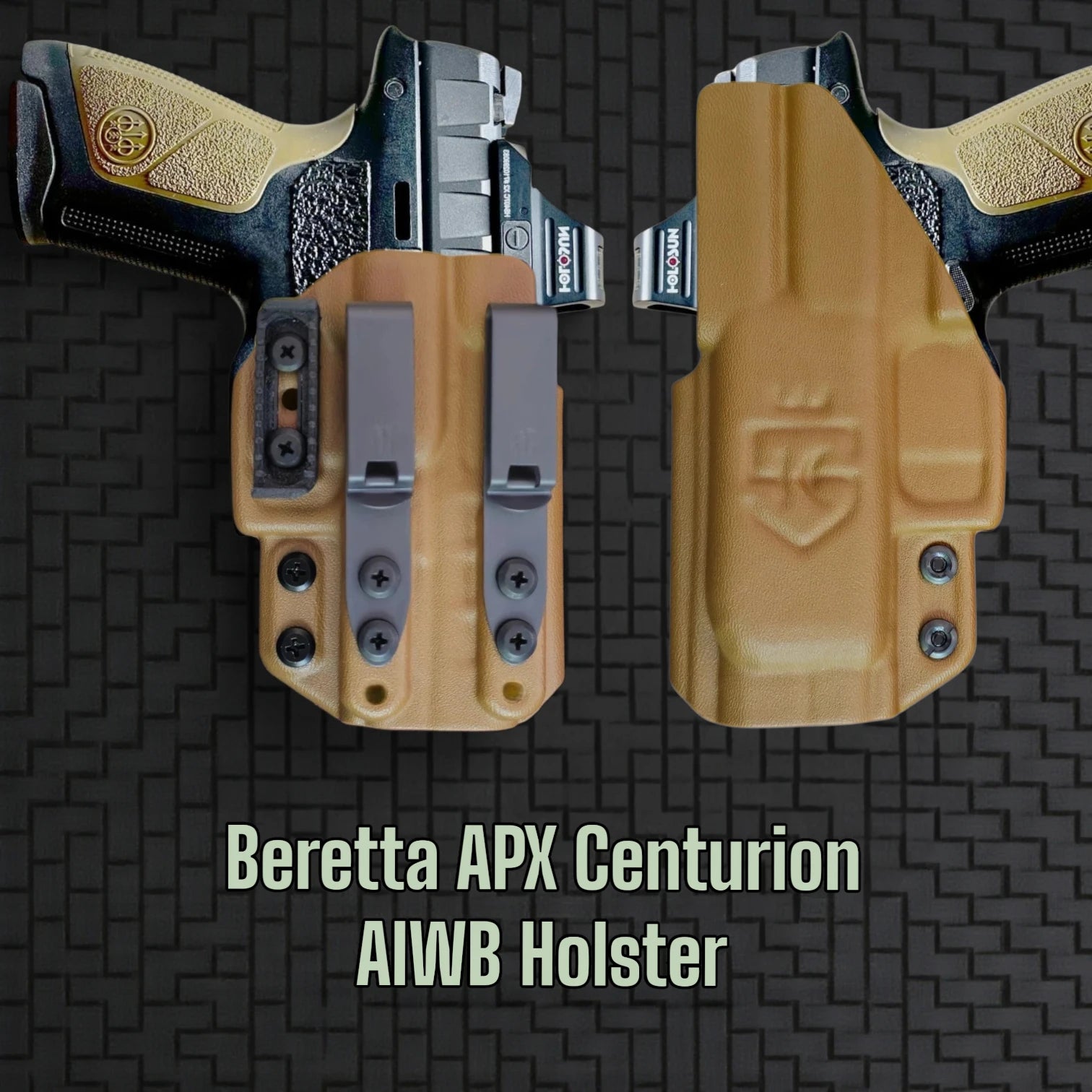 Beretta APX Centurion StealthKydex AIGIS holster appendix carry 