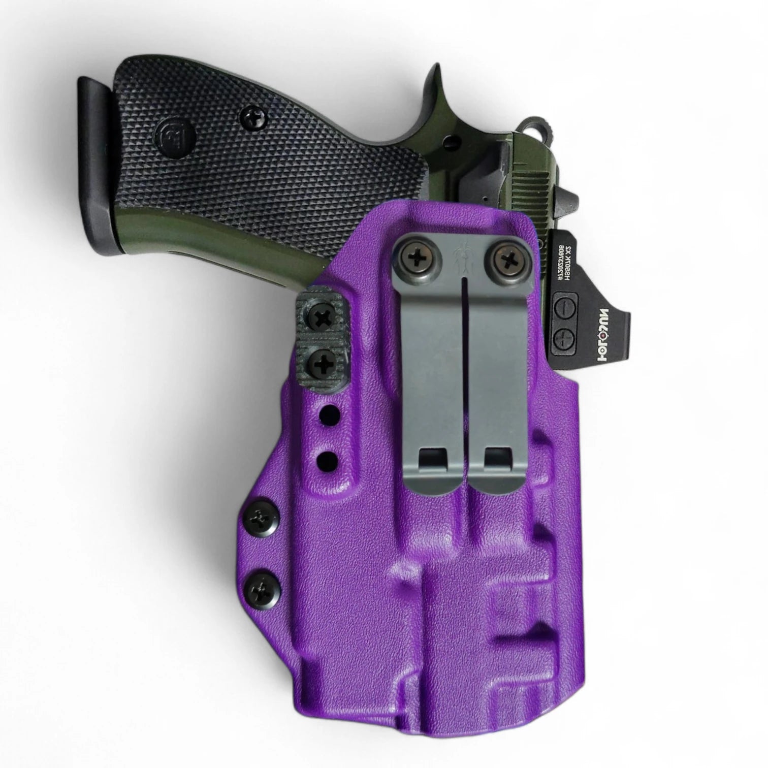 CZ75 P01 OMEGA + Nitecore NPL25GL – StealthKydex Holster Próta AIWB/IWB