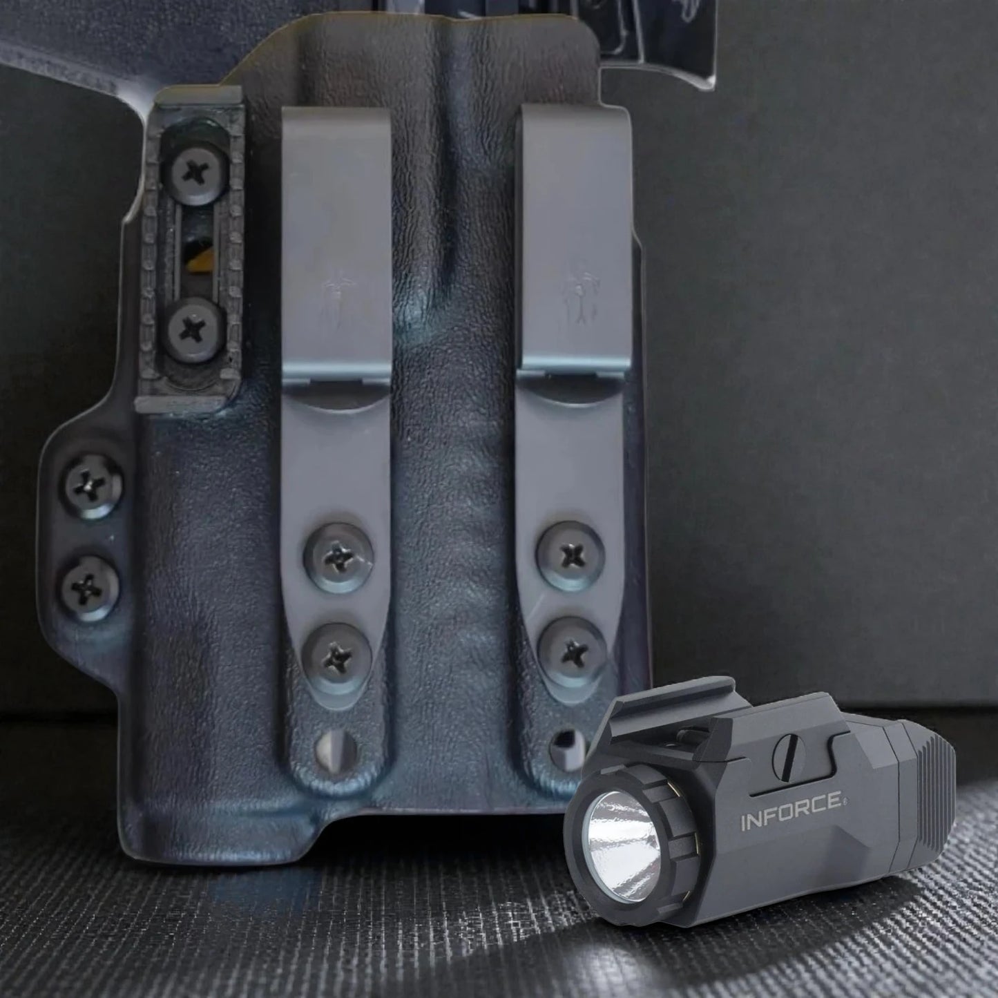 Canik MC9 Prime + Inforce WILD 1 - STEALTHKYDEX AIGIS AIWB Holster Range