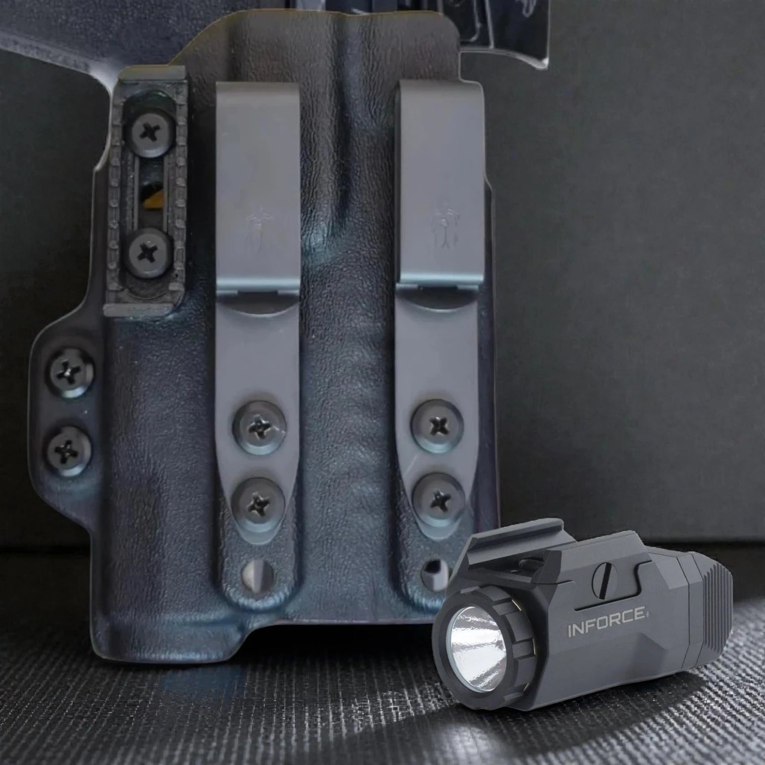 Canik MC9 Prime + Inforce WILD 1 - STEALTHKYDEX AIGIS AIWB Holster Range
