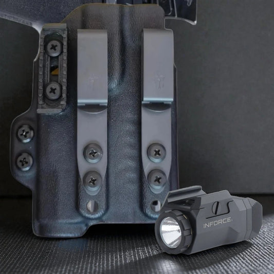 Canik MC9 Prime + Inforce WILD 1 - STEALTHKYDEX AIGIS AIWB Holster Range