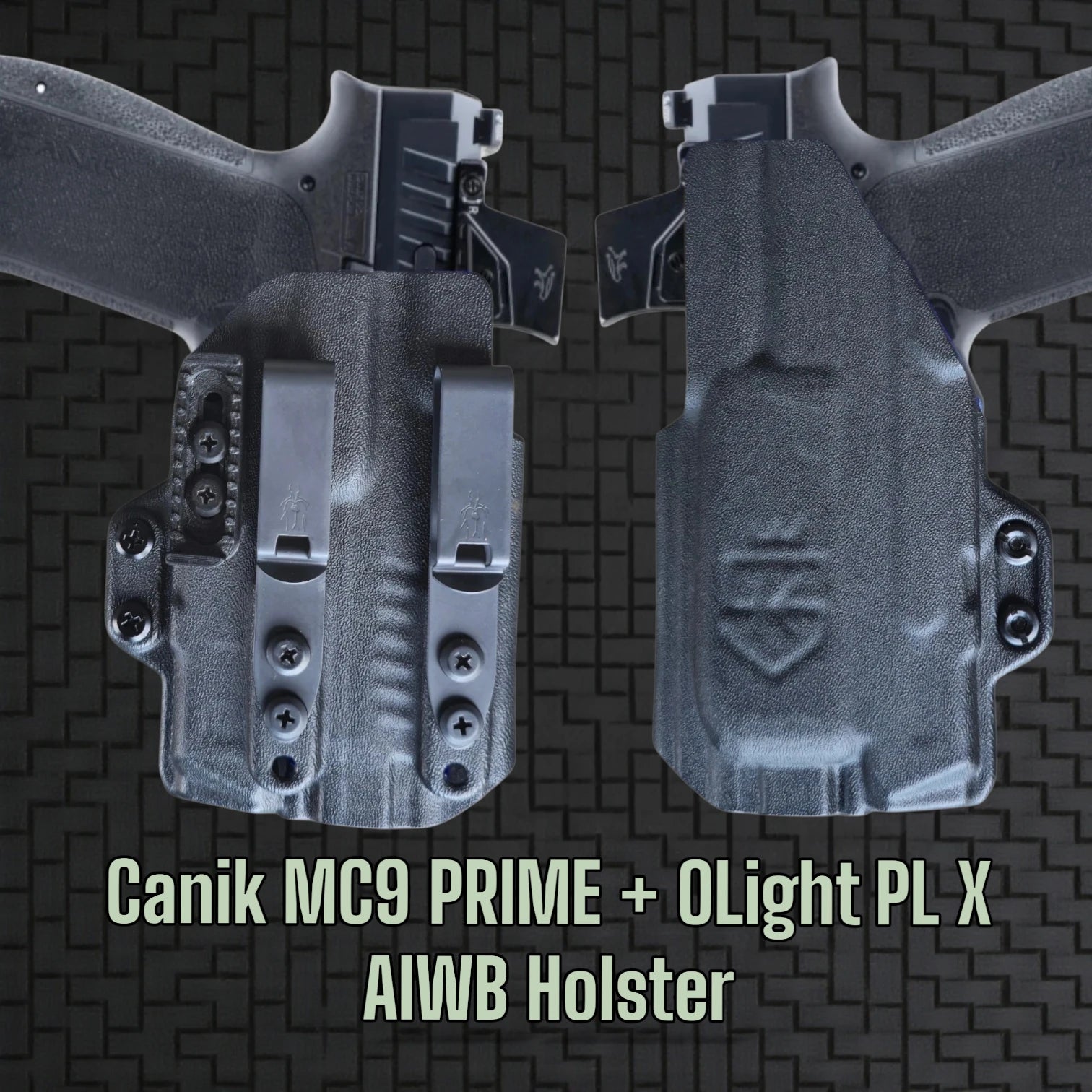 Canik_MC9_Prime + OLight_PL_X_-_STEALTHKYDEX_AIGIS_AIWB_Holster_Range