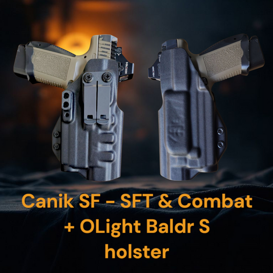 OLight Baldr S - CANIK METE & TP9 options Compact Holsters - StealthKydex Próta AIWB/IWB Kydex  | Fit to Conceal – Built to Perform
