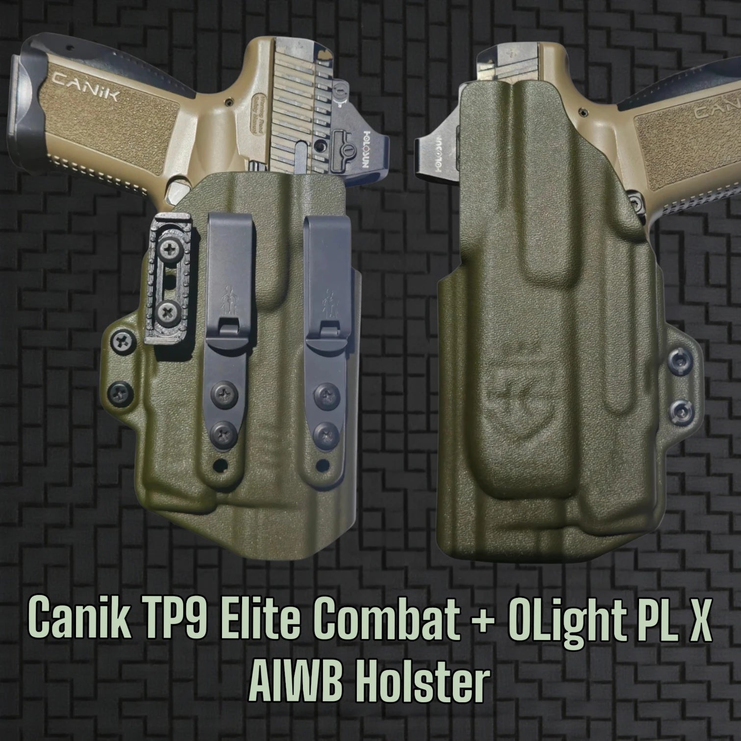Canik + OLight_PL_X_-_STEALTHKYDEX_AIGIS_AIWB_Holster_Range