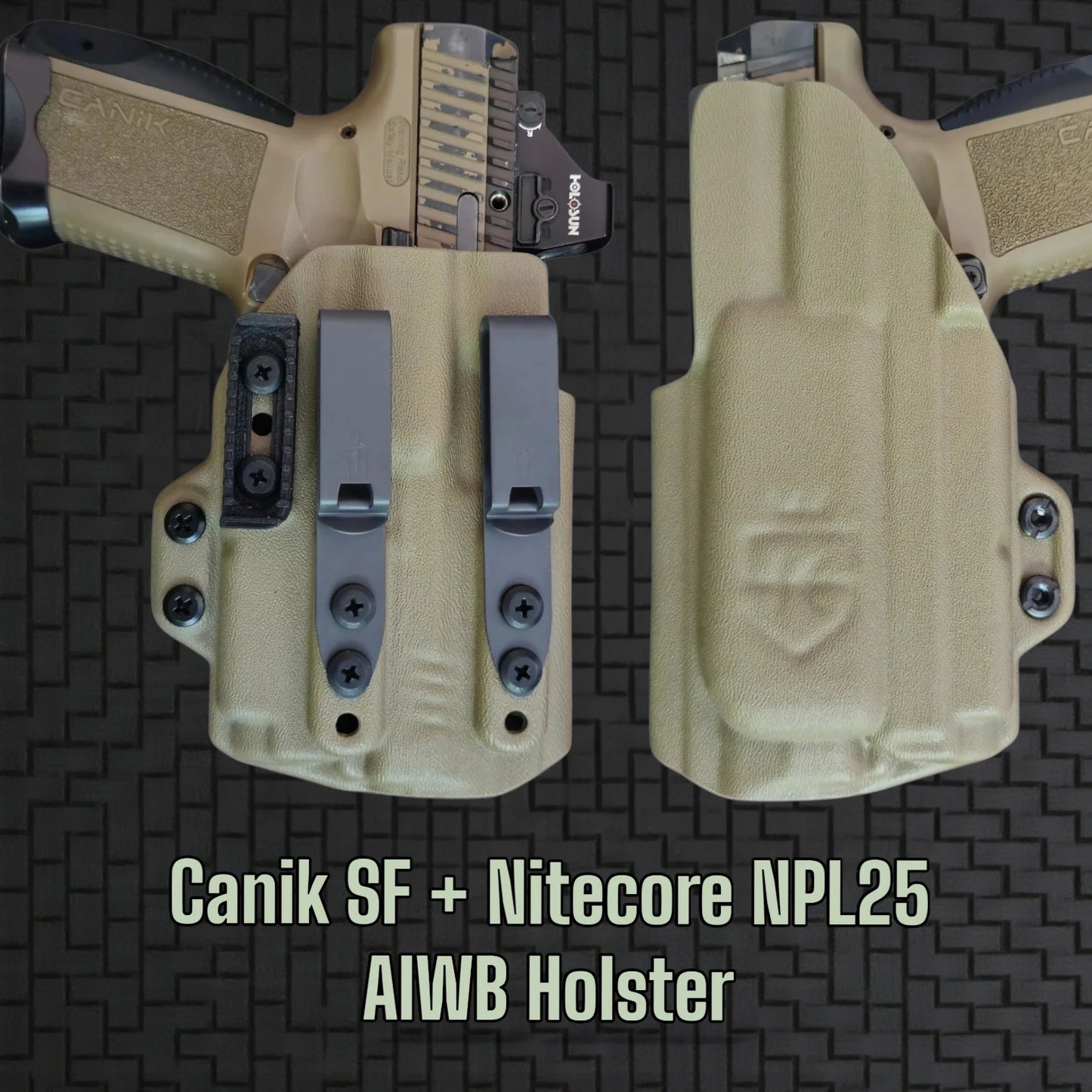 Canik_SF+NITECORE NPL25 - STEALTHKYDEX AIGIS AIWB Holster Range