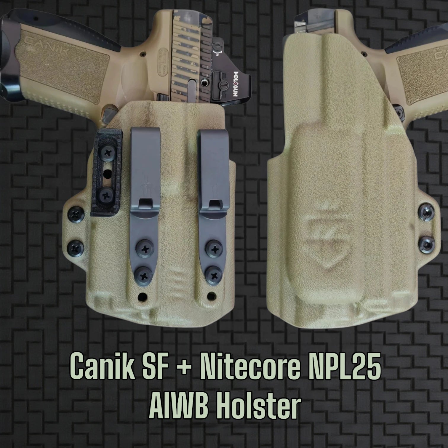 Canik_SF+NITECORE NPL25 - STEALTHKYDEX AIGIS AIWB Holster Range
