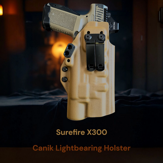 Surefire X300 - CANIK METE & TP9 options Full Size & Compact Holsters - StealthKydex Próta AIWB/IWB Kydex  | Fit to Conceal – Built to Perform