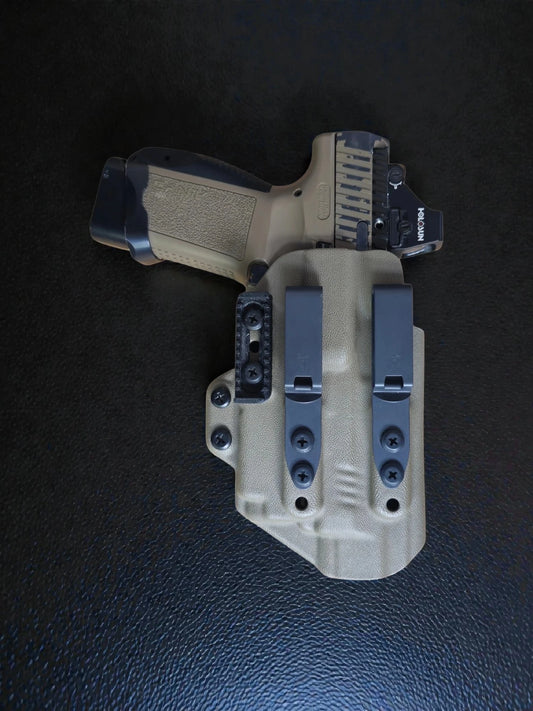 Canik_TP9_Elite_Combat+NITECORE NPL25 - STEALTHKYDEX AIGIS AIWB Holster Range