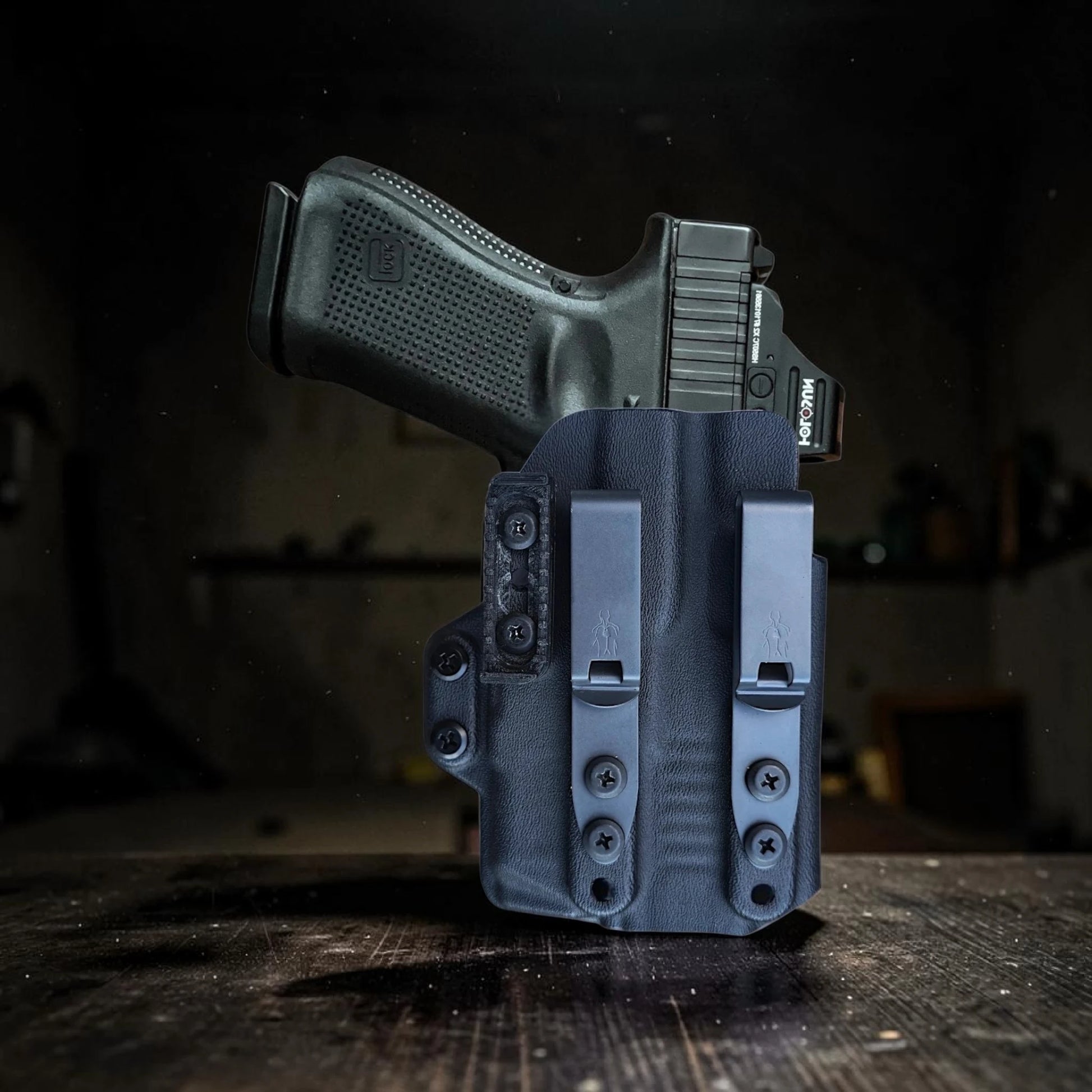 Glock 19 + OLight_PL_X_-_STEALTHKYDEX_AIGIS_AIWB_Holster_Range