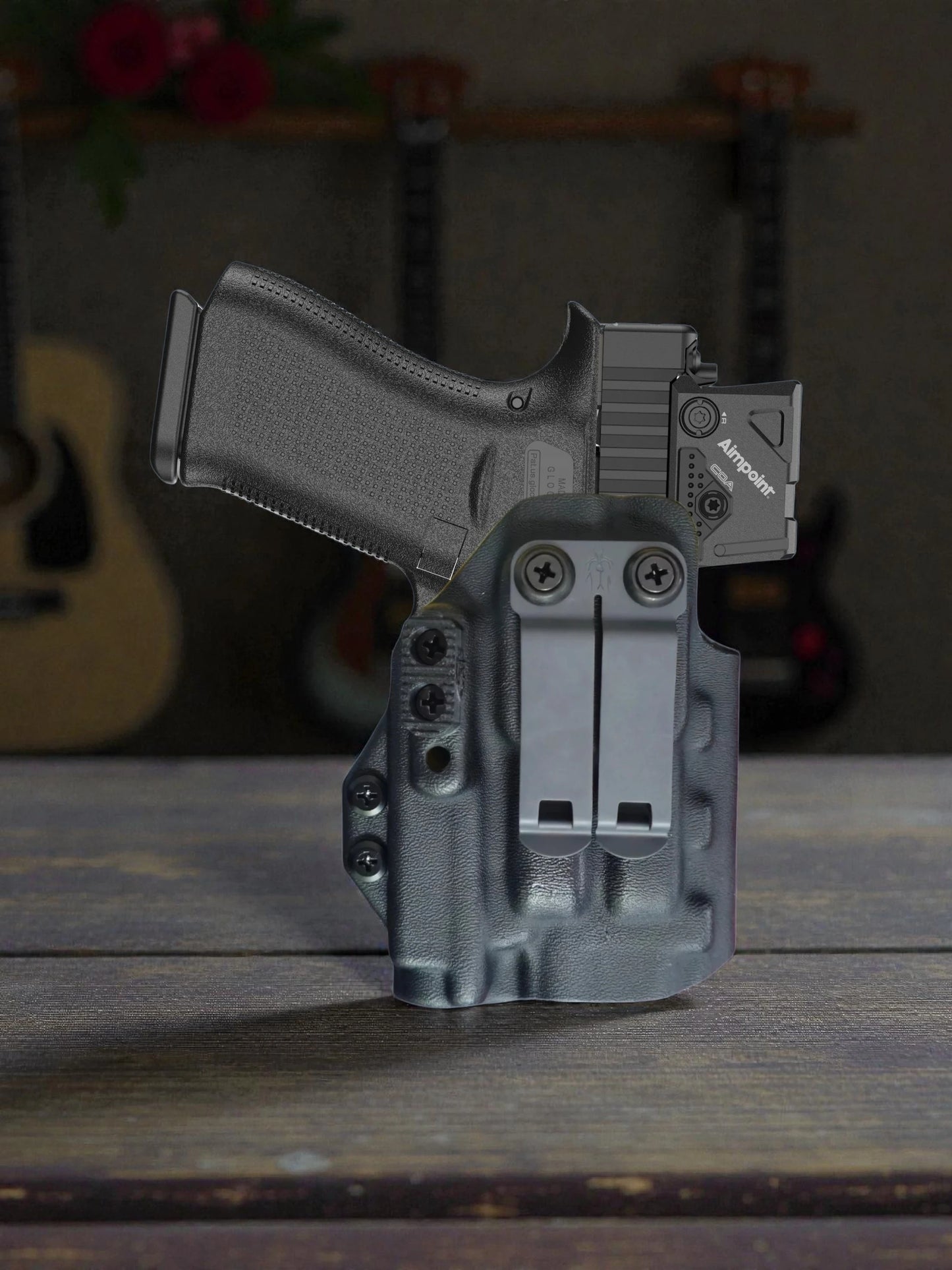 Glock 43X + OLight PL Mini 3 Lightbearing Holster – StealthKydex Próta 
