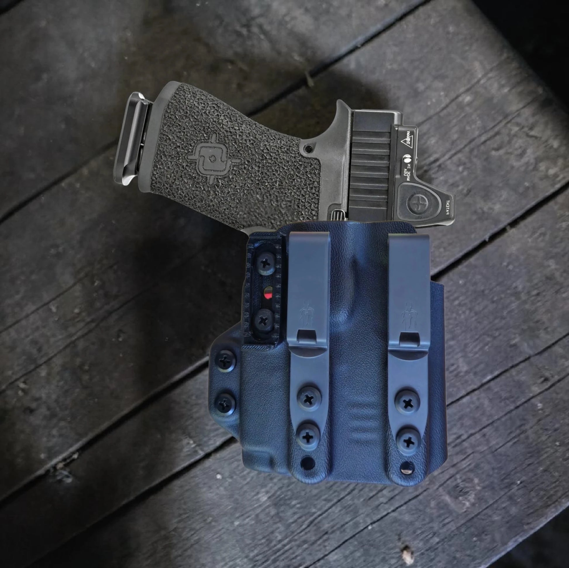 Olight PL Mini 3 StealthKydex AIGIS holster, PL Mini 3 Holster, OLight PL Mini 3 kydex, holster, Canik MC9 + OLight PL Mini 3 Holster, Glock 43X + OLight PL Mini 3 Holster, Canik MC9LS + OLight PL Mini 3 Holster  