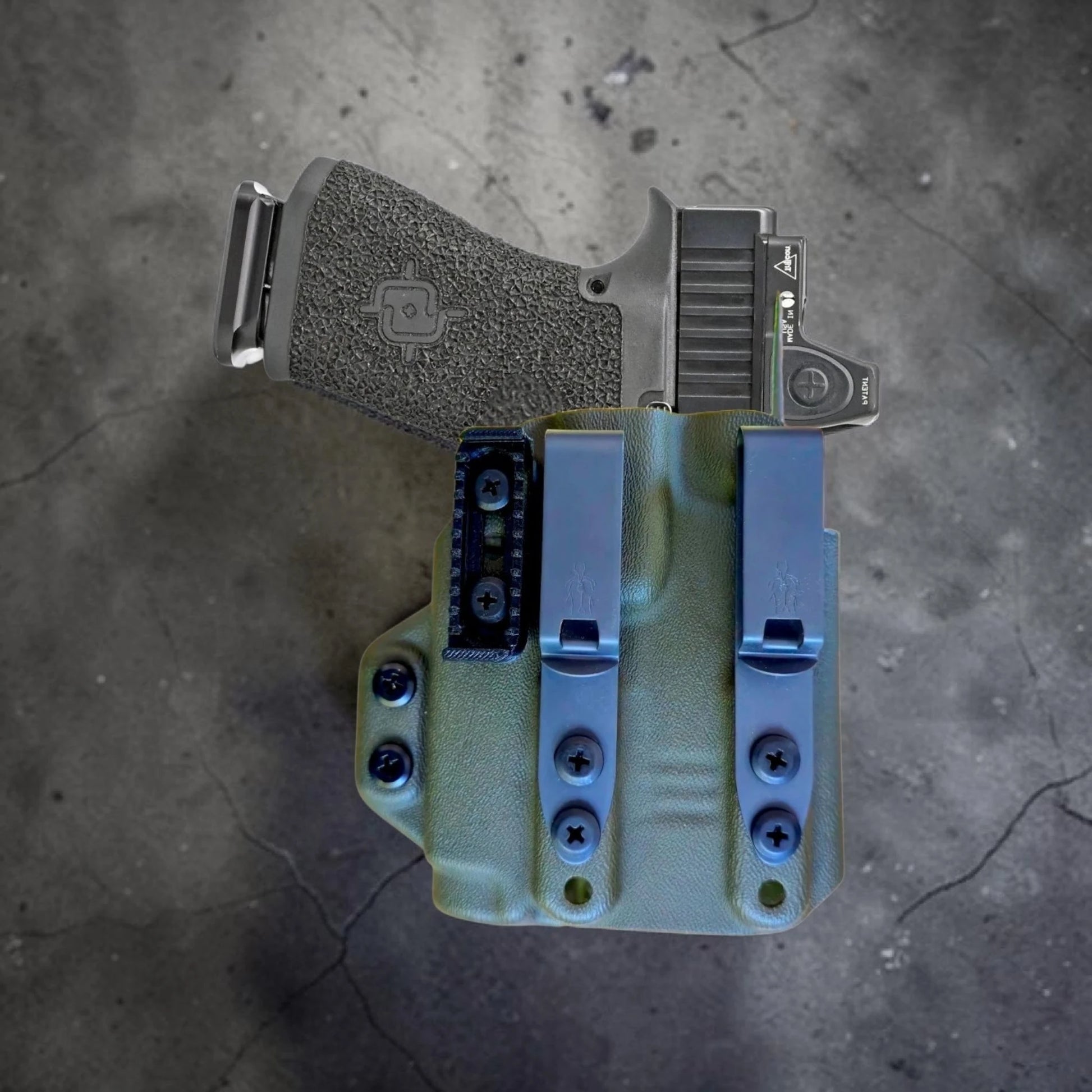 Glock_43X + Olight Baldr Mini - STEALTHKYDEX AIGIS AIWB Holster Range