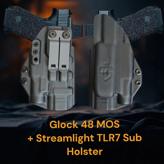 Glock 48 MOS + Streamlight TLR7 Sub Holster – StealthKydex Próta 