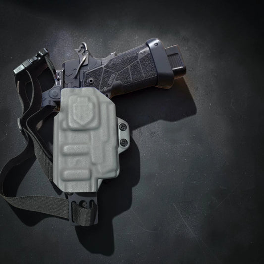KIMBER 2K11 PRO COMP + OLIGHT PL X STEALTHKYDEX PHALANX RANGE HOLSTER, RANGE RIG, RANGE HOLSTER, SPORT SHOOTING, SPORT SHOOTING HOLSTER