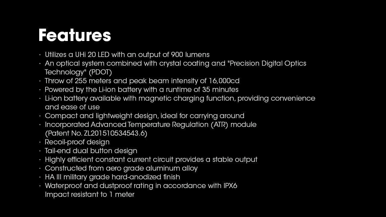 NiteCore NPL25 Light