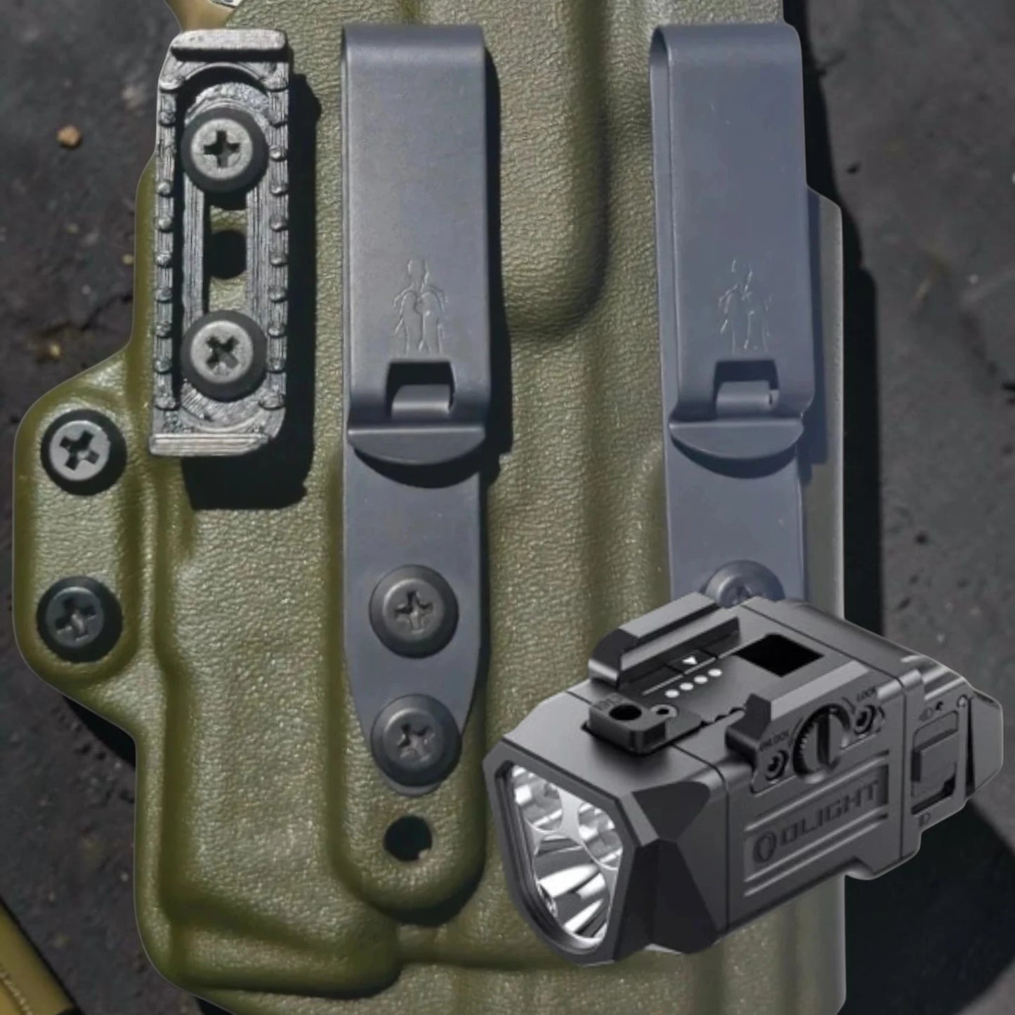 OLight PL X - STEALTHKYDEX AIGIS AIWB Holster Range