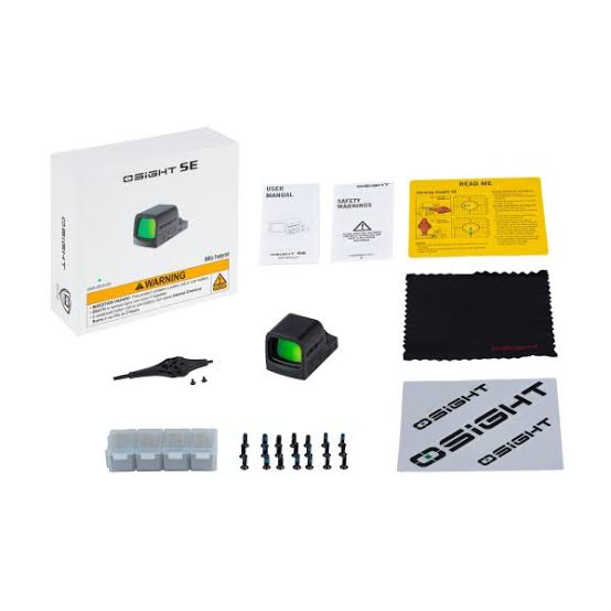 Osight SE 6 MOA Enclosed Green Dot Sight – RMSc Footprint, Side-Loading Battery, 27.5 g