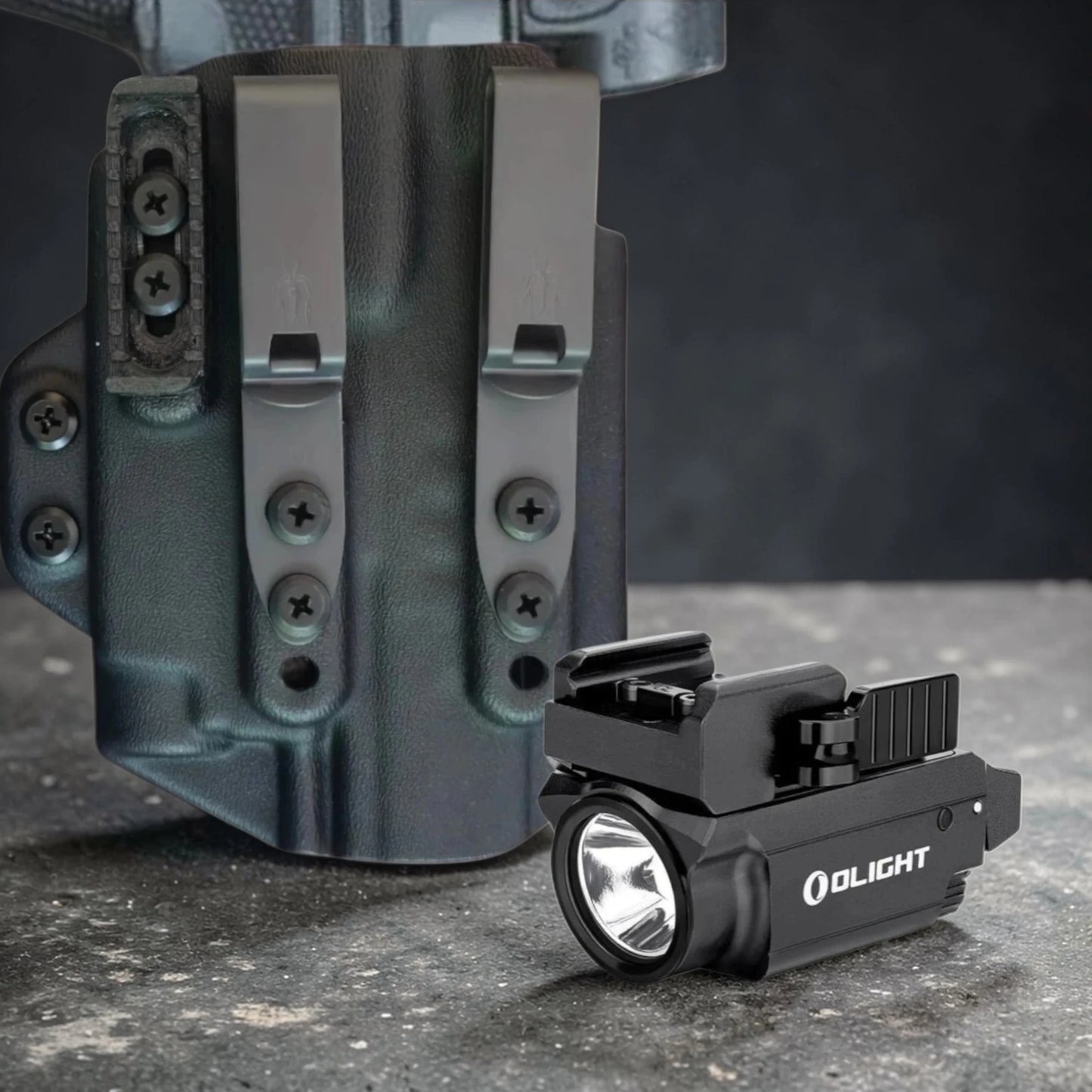 Olight Baldr Mini - STEALTHKYDEX AIGIS AIWB Holster Range