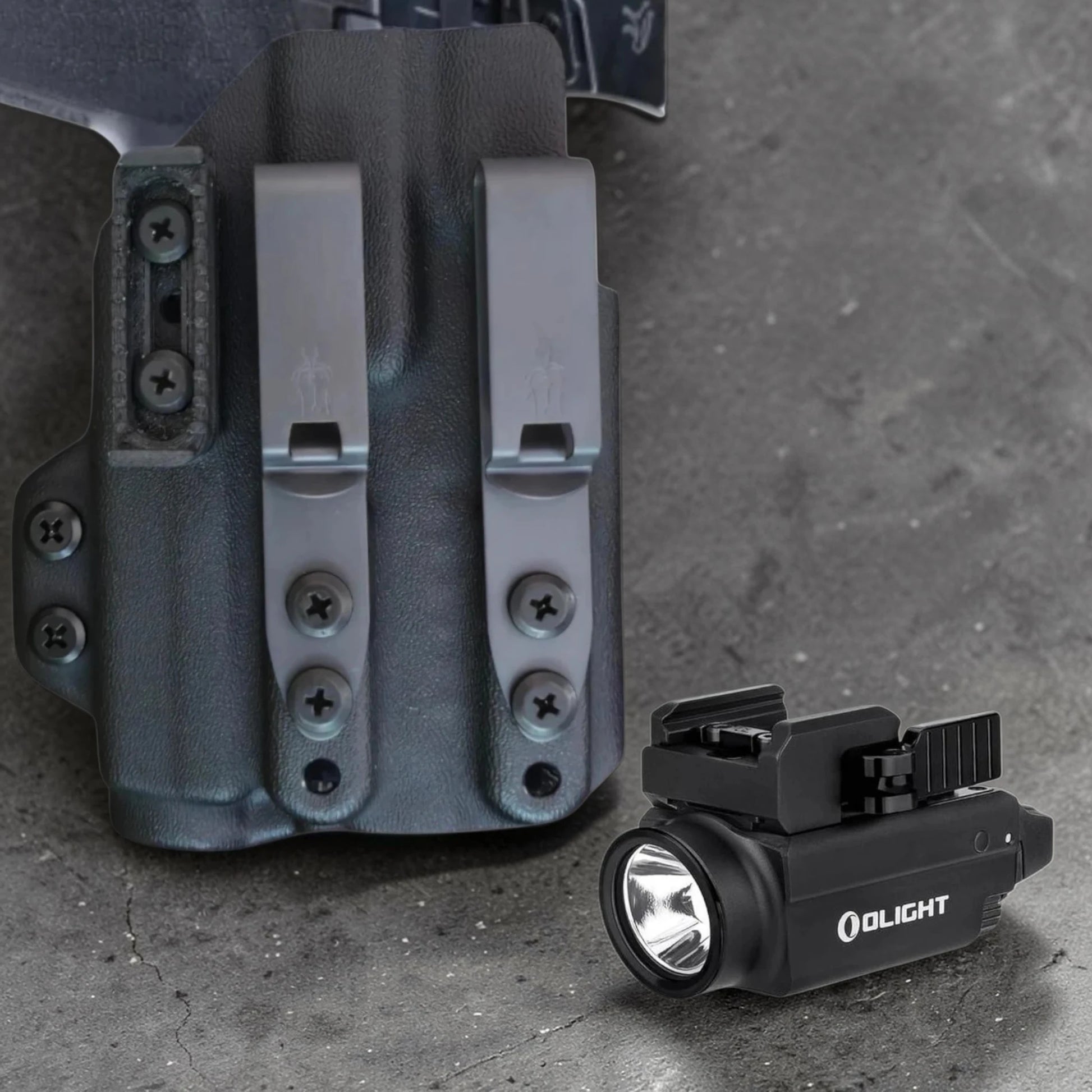 Olight Baldr S - STEALTHKYDEX AIGIS AIWB Holster Range