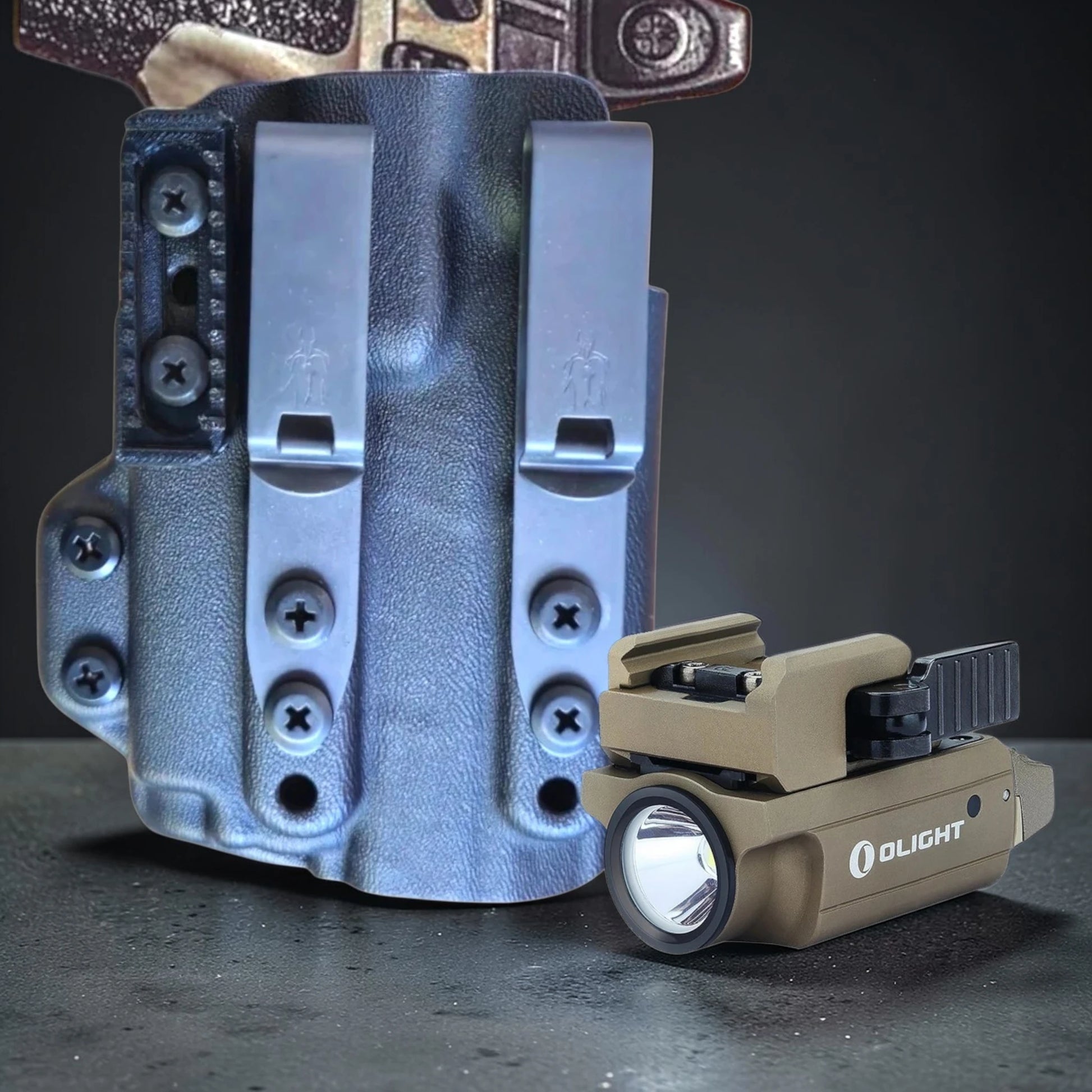 Olight PL Mini 2 - STEALTHKYDEX AIGIS AIWB Holster Range