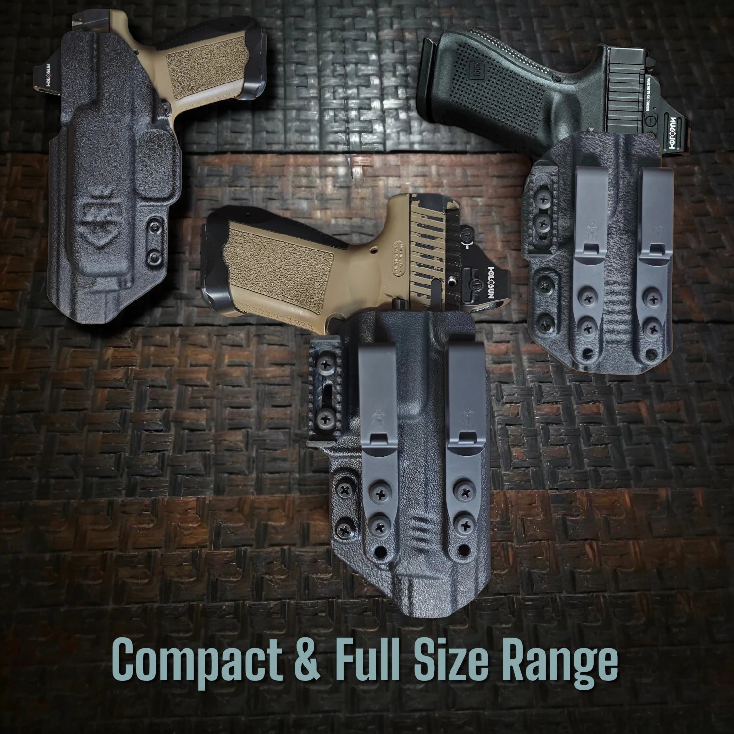 STEALTHKYDEX AIGIS Compact & Full Size AIWB Holster Range