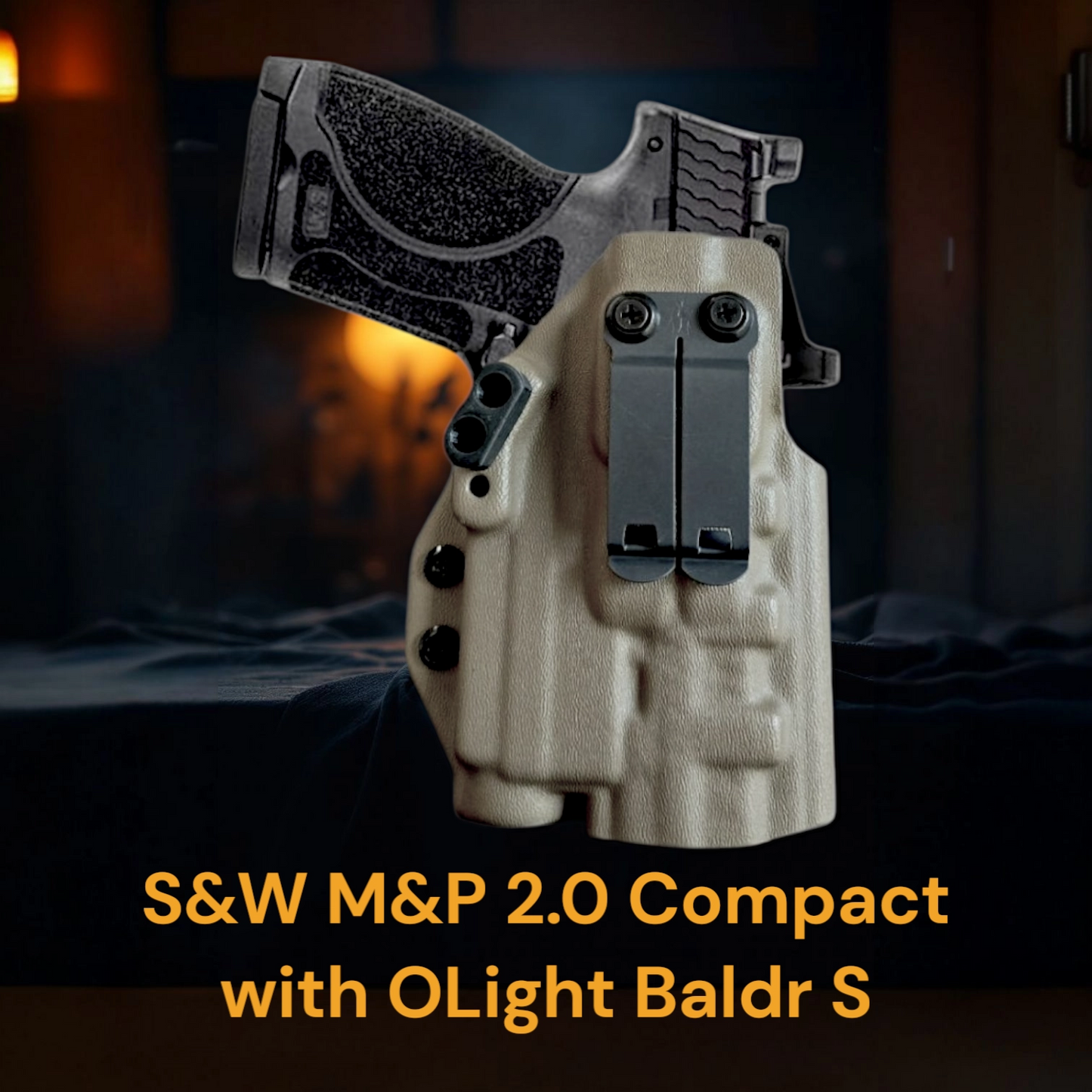 Olight Baldr S - Smith & Wesson M&P 2.0 Compact Holster - StealthKydex Próta AIWB/IWB Kydex  | Fit to Conceal – Built to Perform