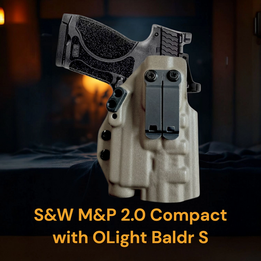 Olight Baldr S - Smith & Wesson M&P 2.0 Compact Holster - StealthKydex Próta AIWB/IWB Kydex  | Fit to Conceal – Built to Perform