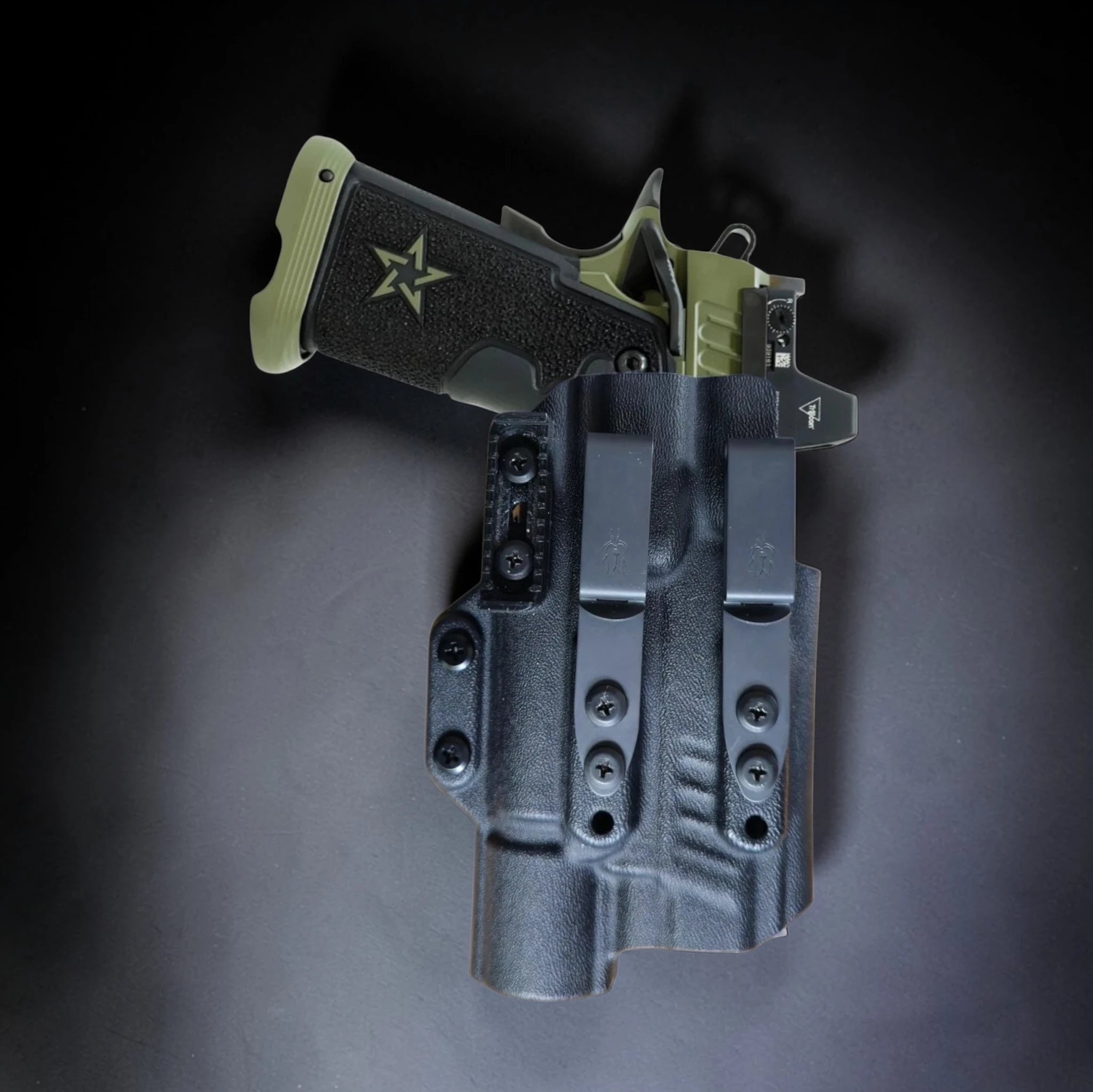 Staccato P + Surefire X300 StealthKydex AIGIS holster 