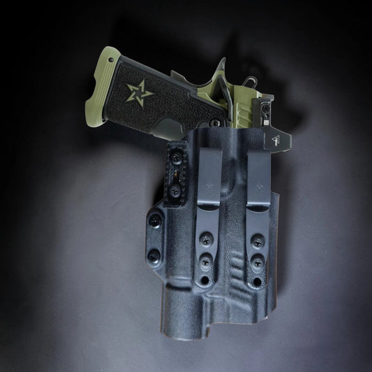 Staccato P + Surefire X300 StealthKydex AIGIS holster 