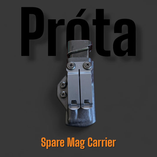 Spare mag Carriers - Full Size & Compact ( with DCC Monoblock®) - StealthKydex Próta AIWB/IWB Kydex  | Fit to Conceal – Built to Perform