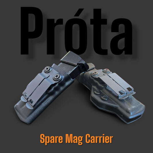 Spare mag Carriers - Full Size & Compact ( with DCC Monoblock®) - StealthKydex Próta AIWB/IWB Kydex  | Fit to Conceal – Built to Perform
