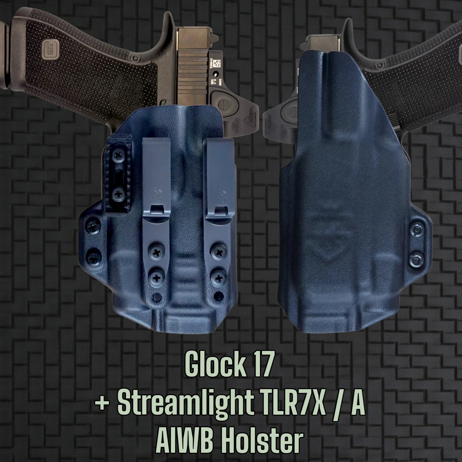 Streamlight TLR7X & TLR7A - STEALTHKYDEX AIGIS AIWB Holster Range
