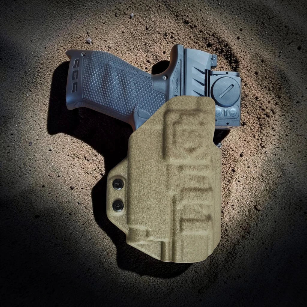 WALTHER PDP PRO + OLIGHT BALDR MINI StealthKydex PHALANX RANGE HOLSTER, RANGE RIG, RANGE HOLSTER, SPORT SHOOTING, SPORT SHOOTING HOLSTER