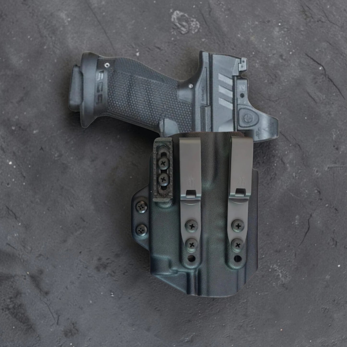 Walther PDP COMPACT Pro Olight Baldr Mini  StealthKydex AIGIS holster