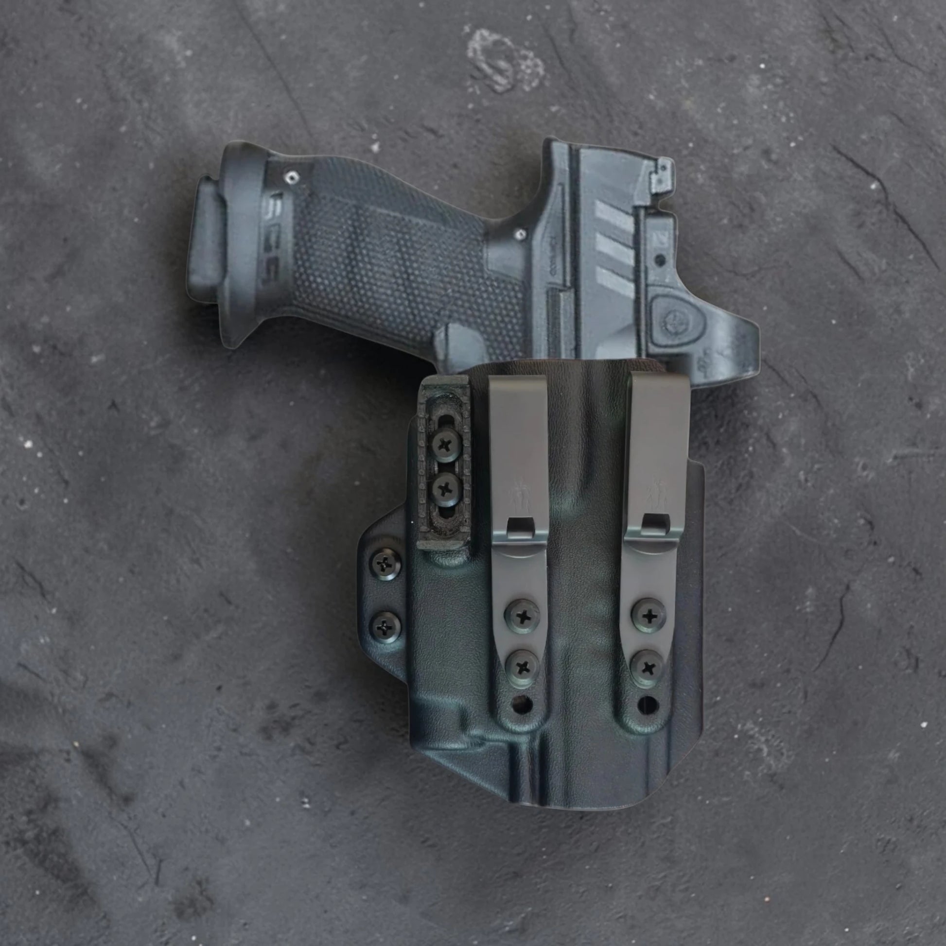 Walther PDP COMPACT Pro Olight Baldr Mini  StealthKydex AIGIS holster