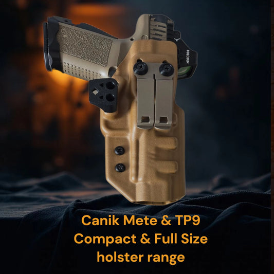 CANIK METE & TP9 options Full Size & Compact Holsters - StealthKydex Próta AIWB/IWB Kydex  | Fit to Conceal – Built to Perform