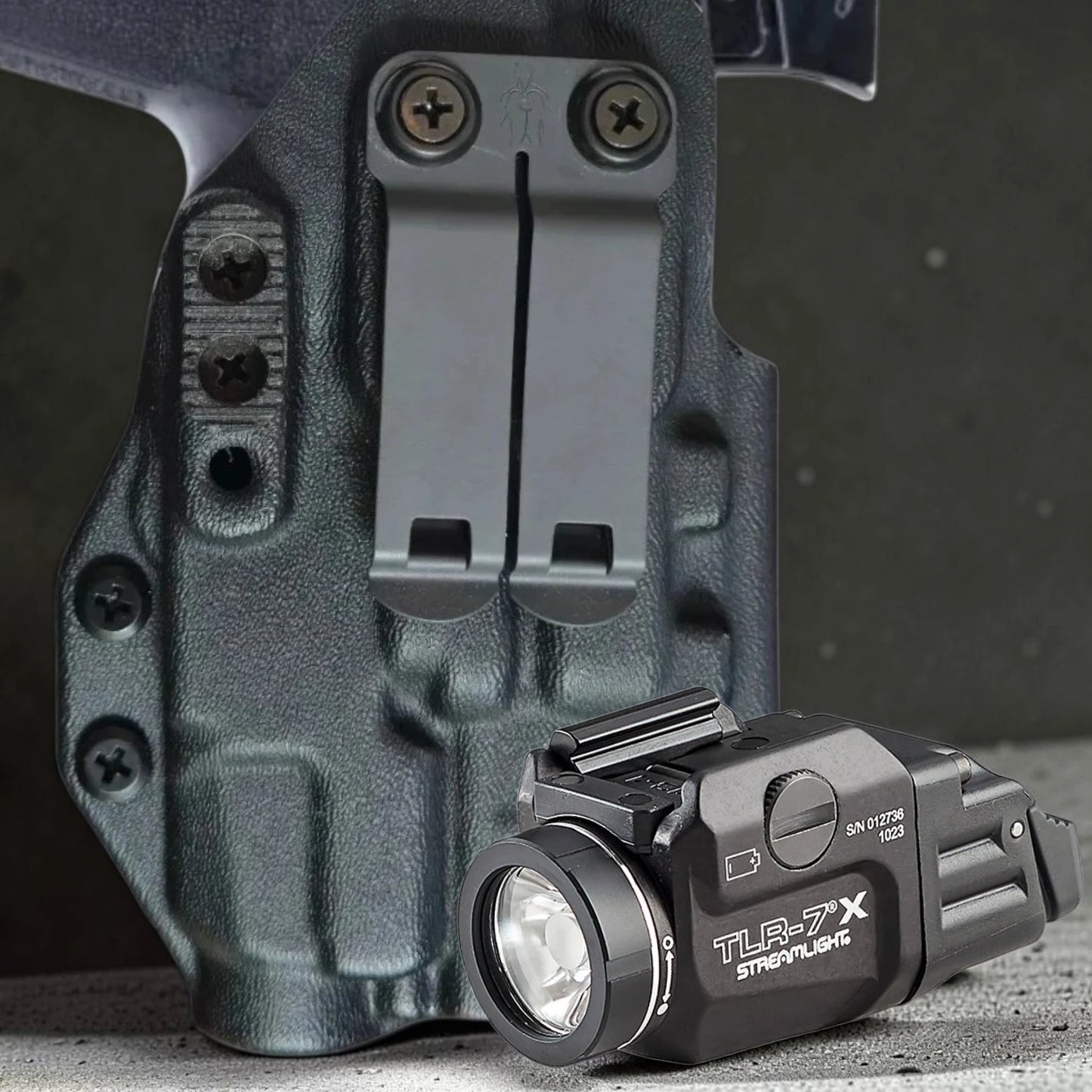 Streamlight TLR7X/A Light - StealthKydex Próta™ AIWB/IWB Kydex Holster Range