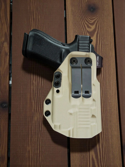 Glock 19 - 23 - 45 + Nitecore NPL25GL Lightbearing Holster – StealthKydex Próta AIWB/IWB Kydex | Fit to Conceal – Built to Perform