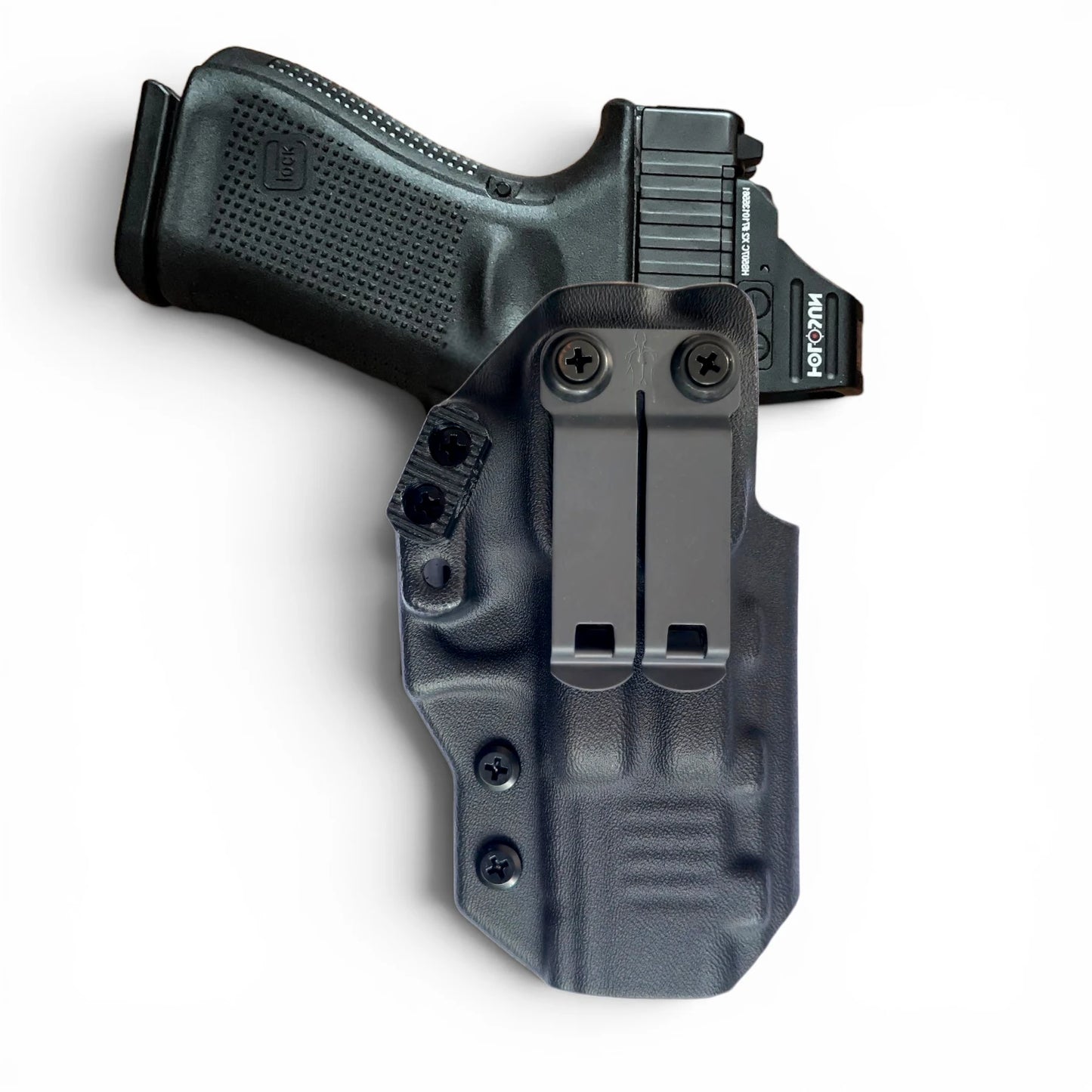Glock 19+19X (& Glock 23 & 45) Gen 3, 4 & 5 Holster – StealthKydex Próta AIWB/IWB Kydex | Fit to Conceal – Built to Perform