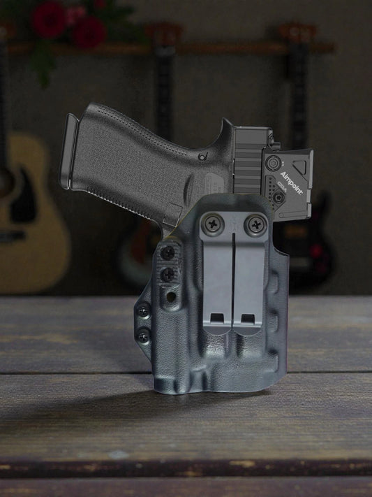 Glock 43X MOS + OLight PL Mini 3 Lightbearing Holster – StealthKydex Próta AIWB/IWB Kydex | Fit to Conceal – Built to Perform